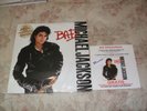 Michael Jackson BAD Mexican LP  With Promo Sticker and Promo 45  in Spanish