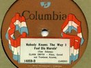 Columbia 14058D LOUIS ARMSTRONG accs CLARA SMITH 1924 in E