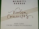 RUGGIERO RICCI- KEITH CLARK-MENOTTI, BARBER- REFERENCE RECORDING RR-45