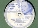 Liberty Music Shop L170 Lucienne Boyer HANDS ACROSS TABLE pix label 1932