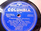1929 DARIUS MILHAUD cond OPERA MINUTE Enlevement d EUROPE Jane Bathori 78