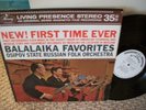 BALALAIKA FAVORITES,(RARE) MERCURY LIVING PRESENCE SR 90310 WHITE LABEL PROMO LP