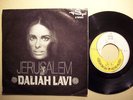 DALIAH LAVI  Jerusalem RARE IRAN PERSIAN ROYAL 45 w P/S b/w Tonight George Baker