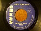 HOWLIN' WOLF Back Door Man / Wang-Dang Doodle on CHESS Chicago Blues 45