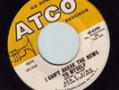 BEN E. KING -- I Can't Break the News. 60s soul 45 on ATCO. EX. HEAR IT