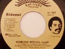 RARE MODERN SOUL FUNK 45 LEN 'RIDEOUT' / 'SOMEONE SPECIAL' / HOT LICKS RECORDS