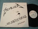 METALLICA `...And Justice For All` Metallipromo #000281 england 1988 white label
