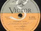 ELVIS PRESLEY Heartbreak Hotel / I Was The One 78 rpm VICTOR JAPAN S-251 RARE