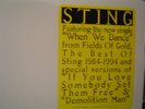 STING When We Dance / If You Love Somebody / Demolition Man 2 X12