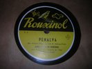 RARE   78 RPM  ROUSEINOL  / FADO   /  MARIA  TERESA  DE  NORONHA