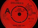 THE BLEECHERS / UK DEMO ADAM AND EVE / REGGAE / NR MINT