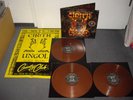CIRITH UNGOL SERVANTS OF CHAOS 3LP GOLDEN BROWN VINYL LIMITED 200 + POSTER  RARE