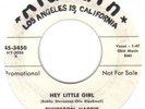 CLASSIC R&B   THURSTON HARRIS   HEY LITTLE GIRL   ALADDIN  RARE PROMO
