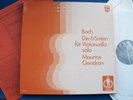 Philips  Bach Six Suites for solo Cello Maurice Genfron 3 lps
