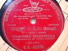 1904 CELESTINA BONINSEGNA CAVALLERIA RUSTICANA Voi lo Sapete  w piano 78