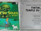 tres rare LP TINTIN Temple Soleil HERGE Philips 849 511 M- - / M- - J Brel...