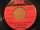 THE TEENAGERS GO ROMANTIC EP GEP-602 FRANKIE LYMON PAPER CASTLES SHARE VG+