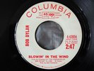 Bob Dylan, Blowin` In The Wind, Promo Single,  USA (mono - 1963), very rare 