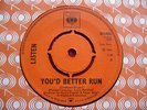 LISTEN -YOU'D BETTER RUN. *ROBERT PLANT*LED ZEPPELIN* STUNNING ARCHIVE MINT.