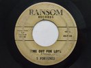 Doo Wop 45 5 FORTUNES Time Out For Love on Ransom