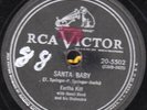 78-CHRISTMAS-EARTHA KITT-SANTA BABY/UNDER THE BRIDGES OF PARIS