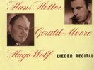 HUGO WOLF-LIEDER RECITAL-HANS HOTTER-G. MOORE-PIANO-COL.33CX-UK