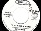 THE INTIMATES Tiger In My Tank EPIC LOU REED pre VELVET U surf hot rod WLPromo