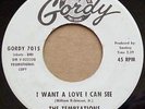 NORTHERN SOUL, THE TEMPTATIONS, I WANT A LOVE I CAN SEE, ON GORDY #7015