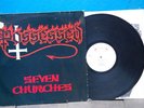 POSSESSED LP SEVEN CHURCHES Roadrunner 1985 w/Original Sleeve VG+