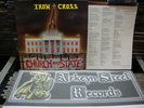 IRON CROSS - CHURCH AND STATE LP RARE DRAGONNE,IRON CROSS, LEATHER NUNN,PARADOXX