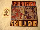 GUNS & ROSES 1st ablum vinyl ORIG. COVER ART & DECAL Best EBAY Price
