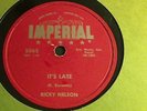 Ricky nelson It's late 1959 rock 78 rare  his last US 78 release?