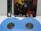 SLAYER - NOW ITs DARK 2LP w/ OBI  LIVE 1985  BLUE-VINYL