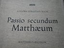 BACH Passio secundum Mattaeum 4x Vinyl LP Archiv Production 14125/28