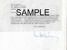 BEATLES Paul McCartney Resignation Signed Typed Letter