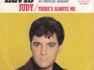 RCA 47-9287-ELVIS- JUDY/THERE`S ALWAYS ME- PICTURE SLEEVE AND RECORD
