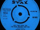 JOHNNIE TAYLOR / AIN'T THAT LOVIN YOU / DARK STAX UK 45