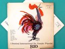 LP I FESTIVAL INTERNACIONAL DA CANCAO POPULAR RIO 1966 - FOLK SAMBA BOSSA BRAZIL