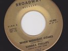 SANDRA PHILIPS on BROADWAY when midnight comes RARE NORTHERN SOUL 45