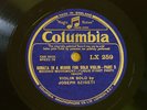 JOSEPH SZIGETI - Violin Solo - Sonata In A Minor - BACH - Columbia 2x78s LX 259