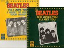 THE BEATLES 2 45t SHE LOVES YOU -I LOVE YOU  LABEL ODEON ROUGE