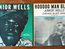 JUNIOR WELLS 2XLPs - Messin' with the  Blues / Hoodoo Man Blues (with Buddy Guy)