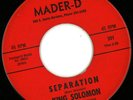 King Solomon : RARE R&B Style Northern Soul 45 on Mader-D