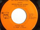 70's SOUL GOSPEL 45-MESSIAHS OF GLORY-THANK YOU