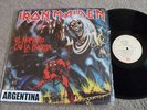 IRON MAIDEN The Number of the Beast  ARGENTINA PRESS DIFF.COVER RARE