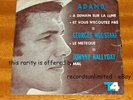 JOHNNY HALLYDAY Mal/Adamo/Georges Moustaki on rare IRANIEN prs. ps EP