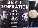 BEAT GENERATION Jazz Poetry at The Gaslight 1960 LP