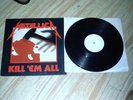 Metallica - Kill em all LP  Testpressing / promo Vinyl  white Label