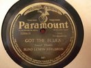 BLIND LEMON JEFFERSON Got The Blues / Long Lonesome Blues PARAMOUNT 12354