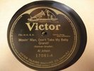 AL JOLSON Moving Man Don't Take My Baby Grand / Ragging The Baby VICTOR 17081